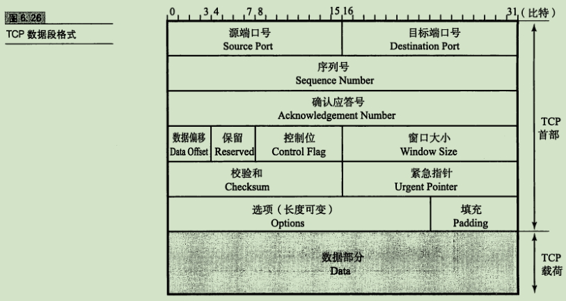 TCP数据段格式