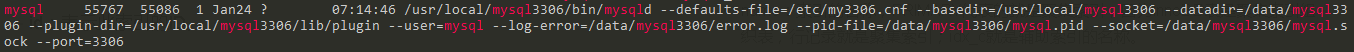 mysql进程